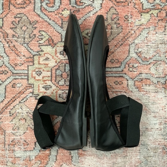 Urban Kimchi Blue Elastic Cross Strap Flats 9 - Picture 10 of 10